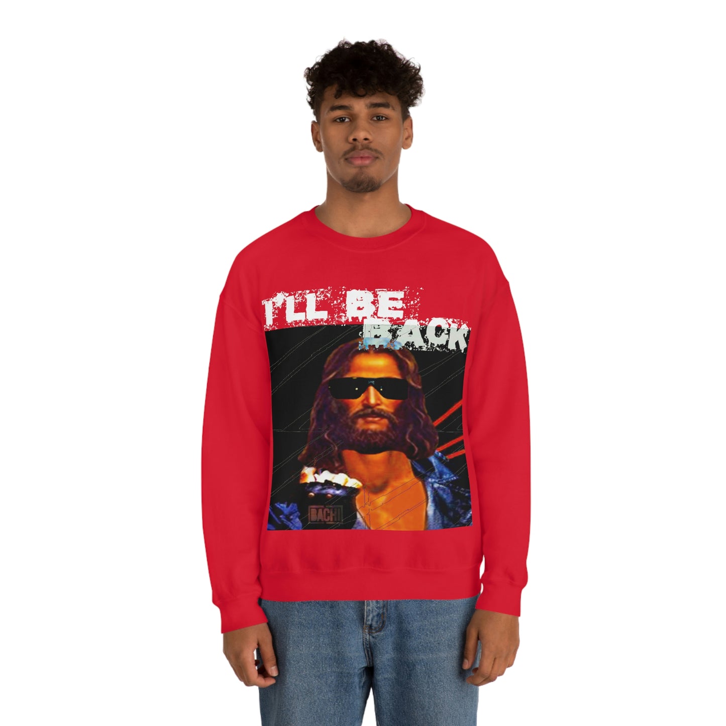 Unisex Sweatshirt Bachi Terminator Jesus