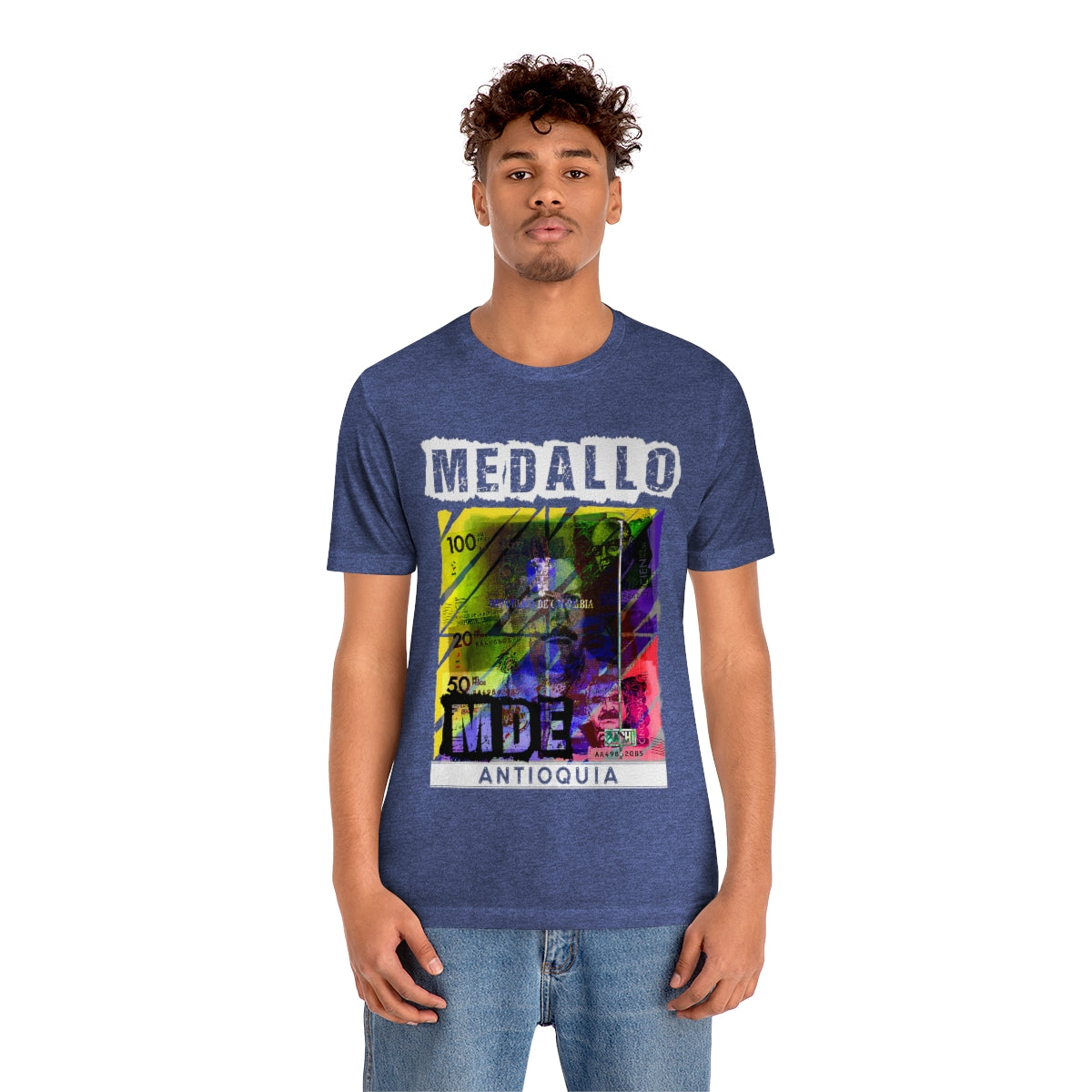 Unisex T-shirt Rep Your Country Medellin Colombia Medallo - Bachi Apparel