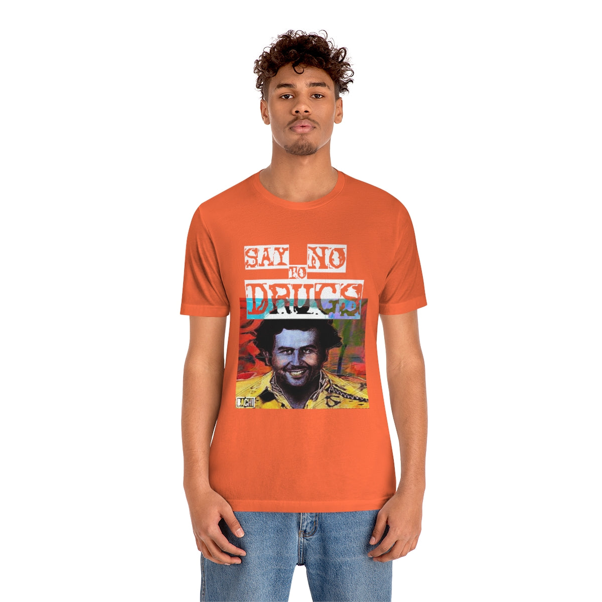 Unisex T-shirt Pablo Escobar Water Paint Art - Bachi Apparel