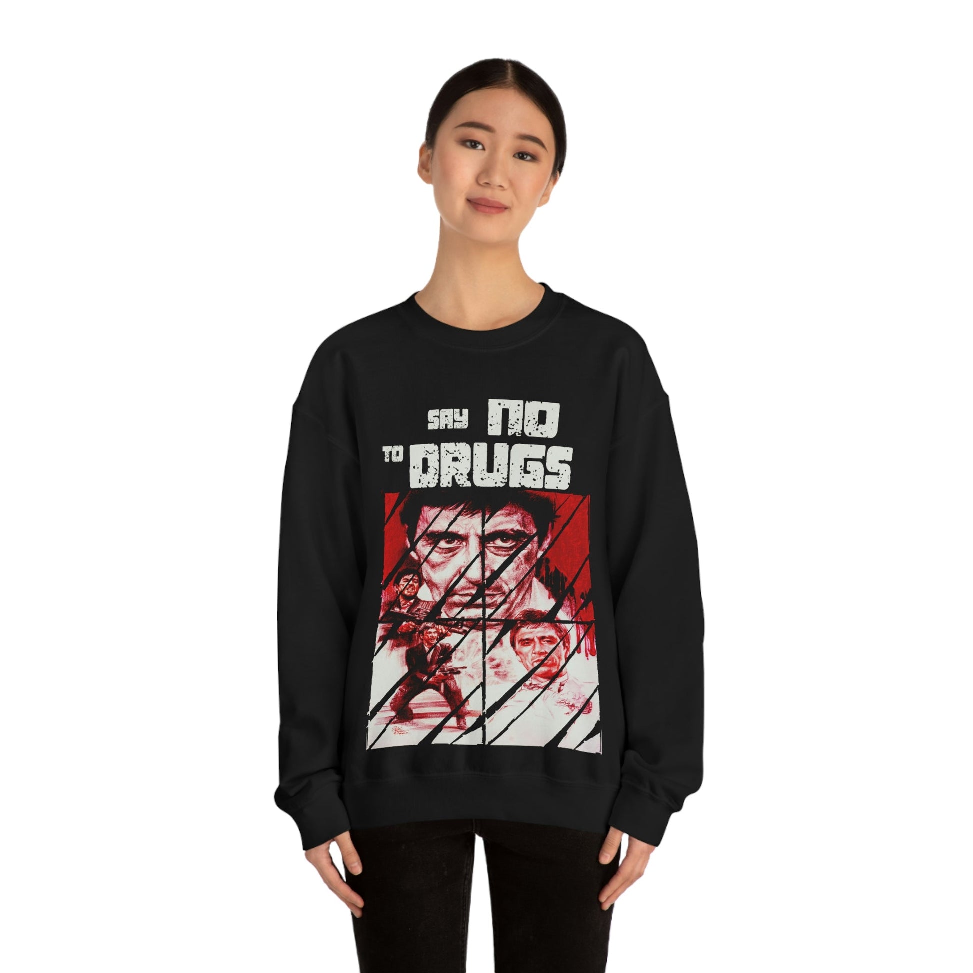 Unisex Sweater Scarface faces Printify
