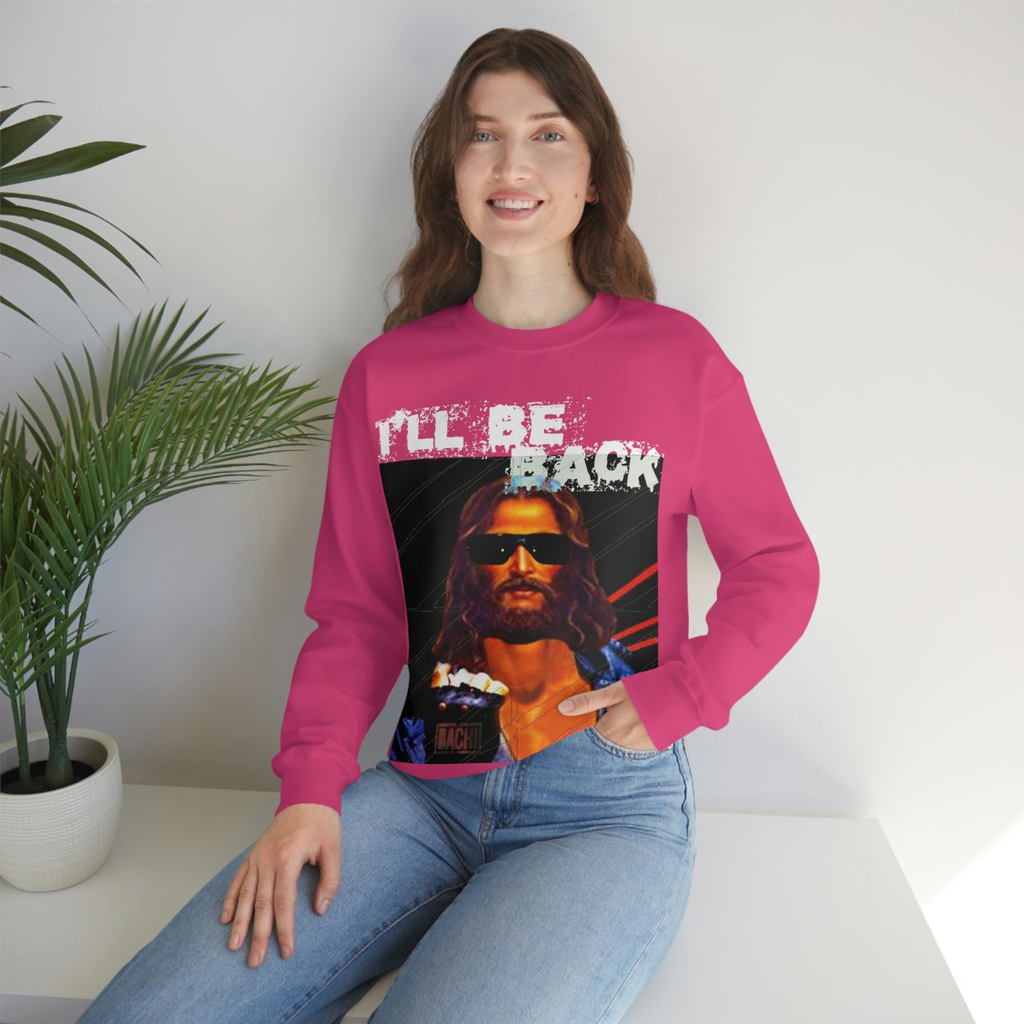 Unisex Sweatshirt Bachi Terminator Jesus