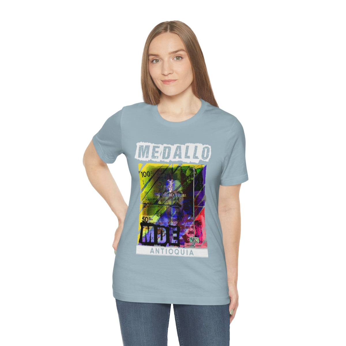 Unisex T-shirt Rep Your Country Medellin Colombia Medallo Printify