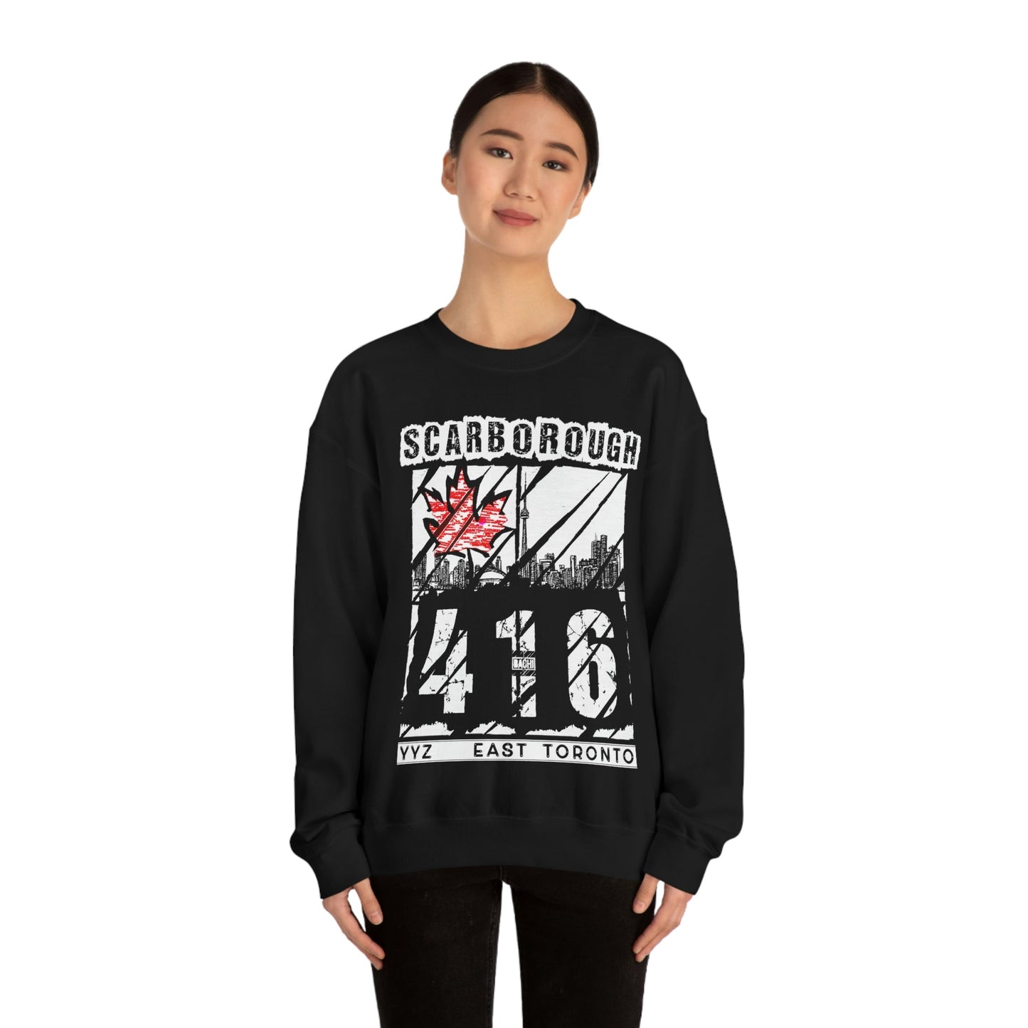 Unisex Sweatshirt Scarborough 416 Toronto Printify