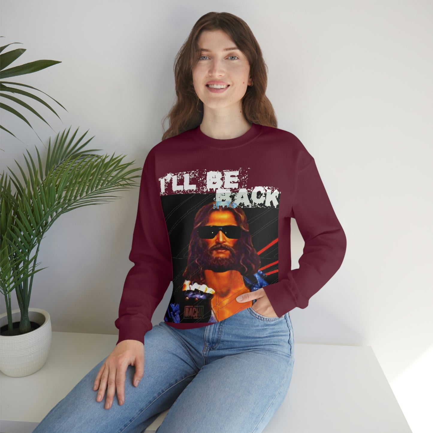 Unisex Sweatshirt Bachi Terminator Jesus