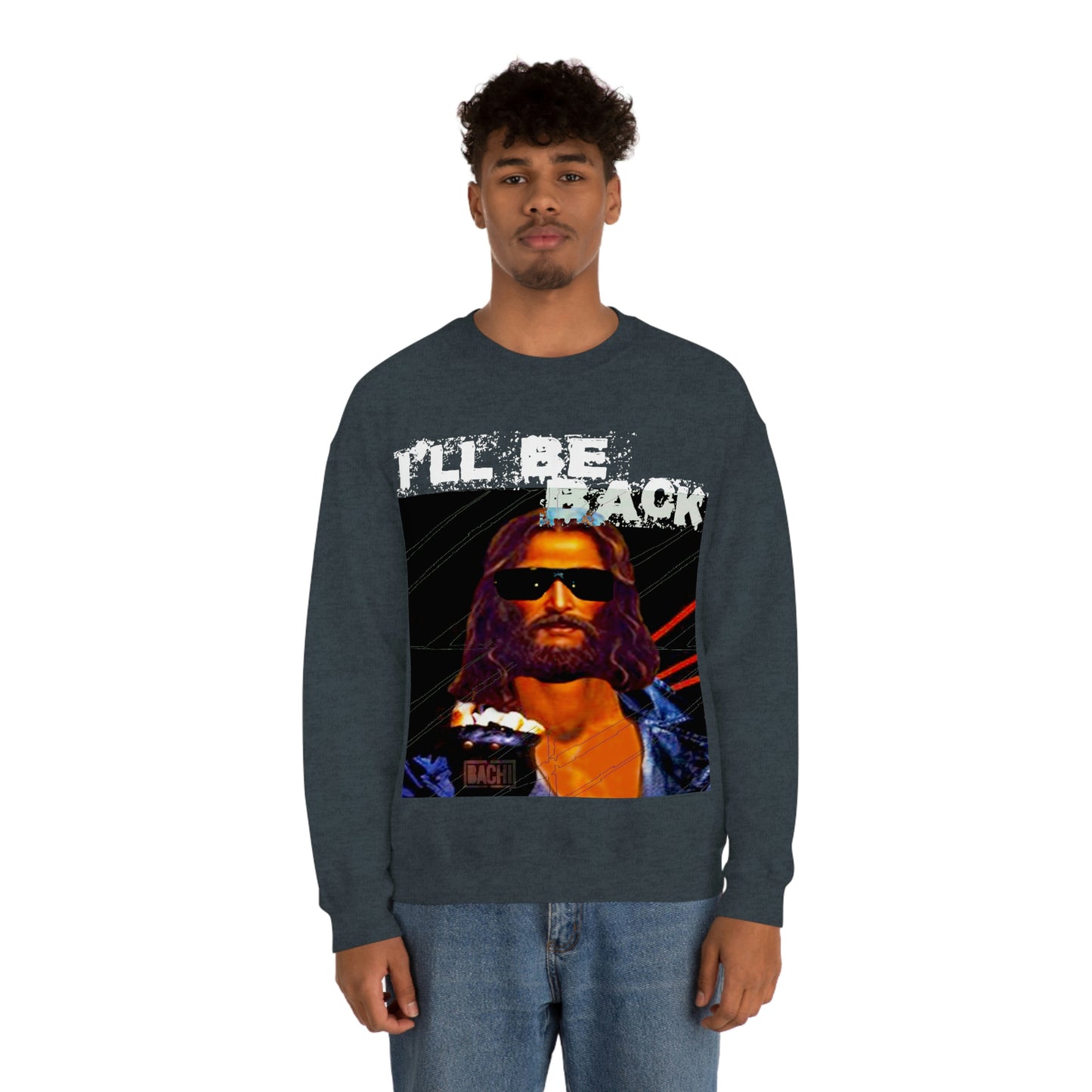 Unisex Sweatshirt Bachi Terminator Jesus