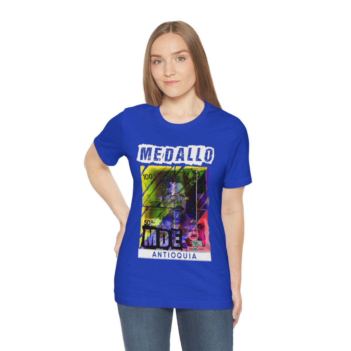 Unisex T-shirt Rep Your Country Medellin Colombia Medallo - Bachi Apparel