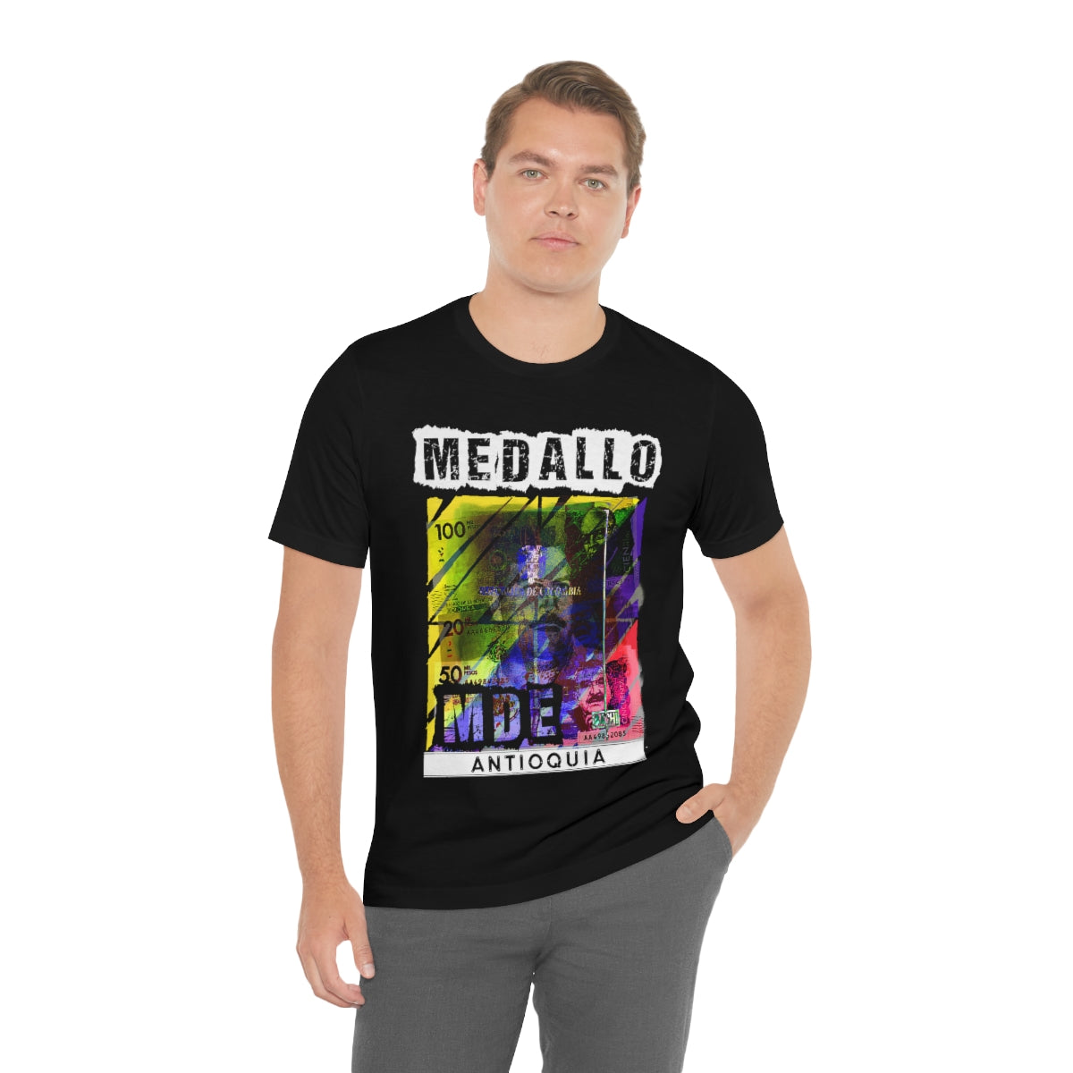 Unisex T-shirt Rep Your Country Medellin Colombia Medallo - Bachi Apparel