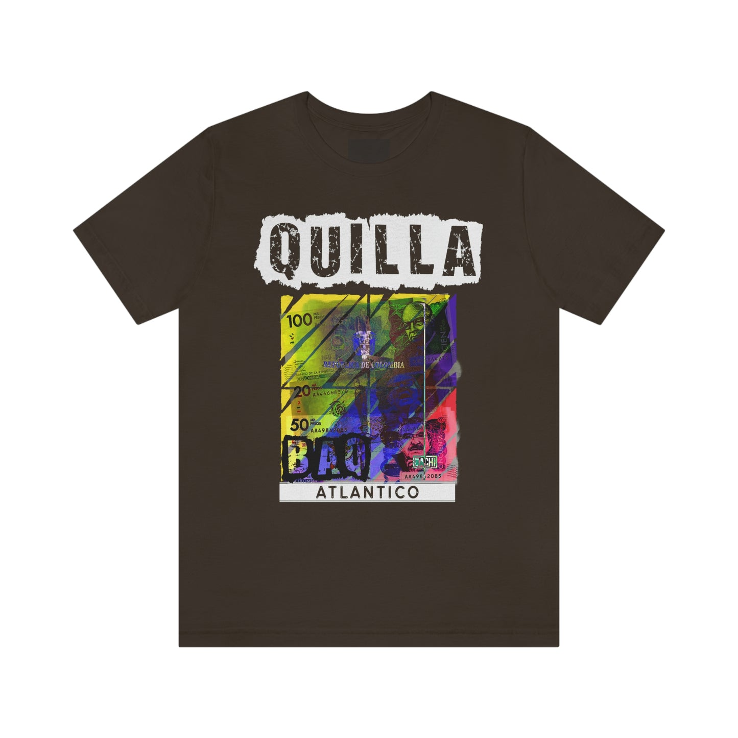 Unisex T-shirt Rep Your Country Baranquilla Quill Colombia