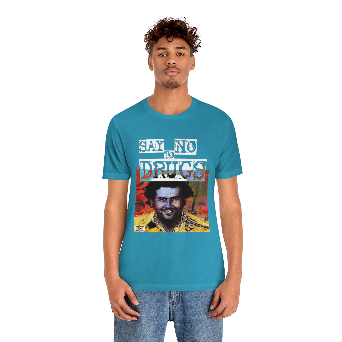 Unisex T-shirt Pablo Escobar Water Paint Art - Bachi Apparel