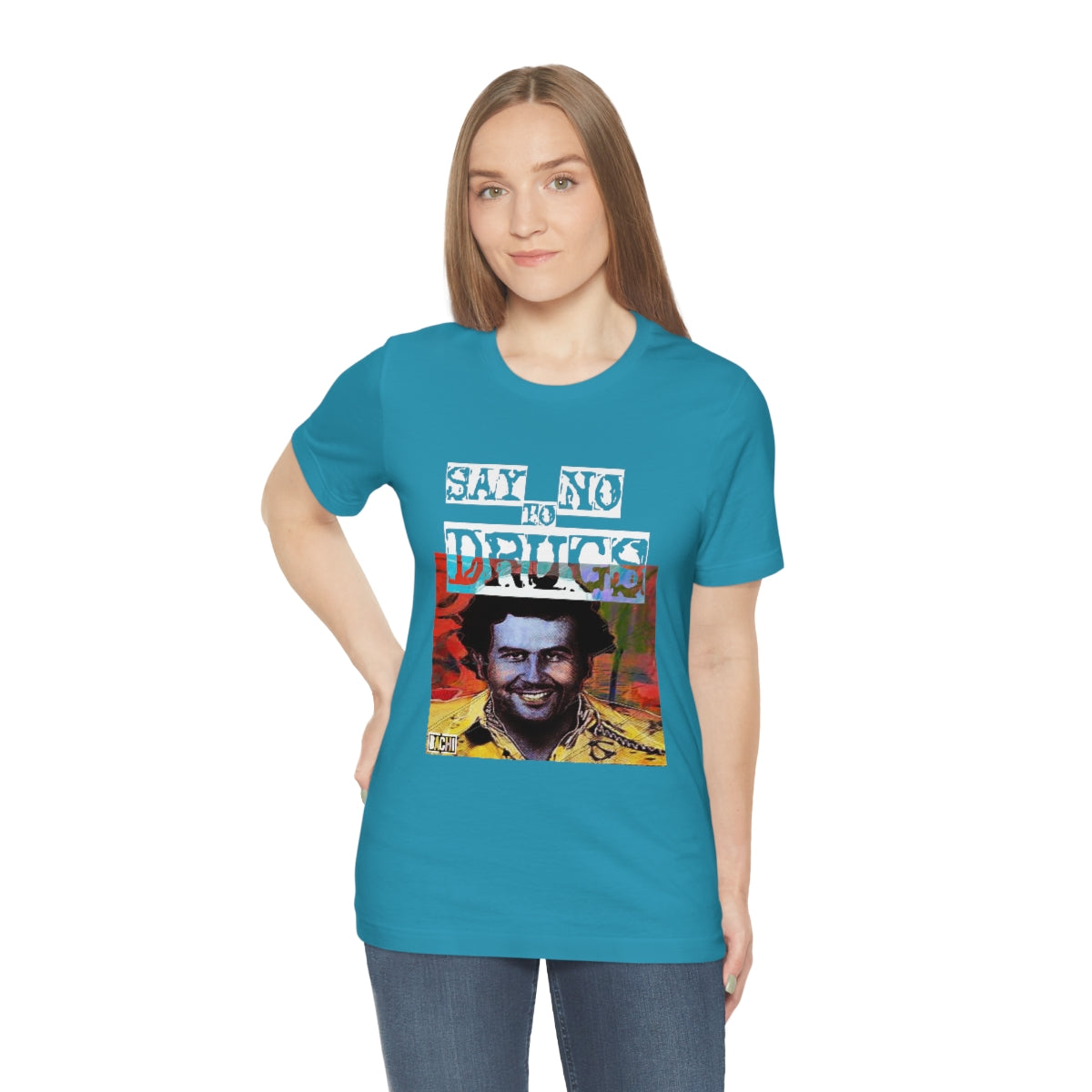 Unisex T-shirt Pablo Escobar Water Paint Art - Bachi Apparel