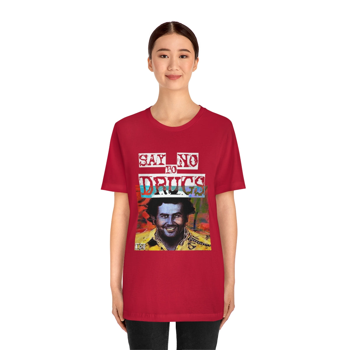 Unisex T-shirt Pablo Escobar Water Paint Art - Bachi Apparel