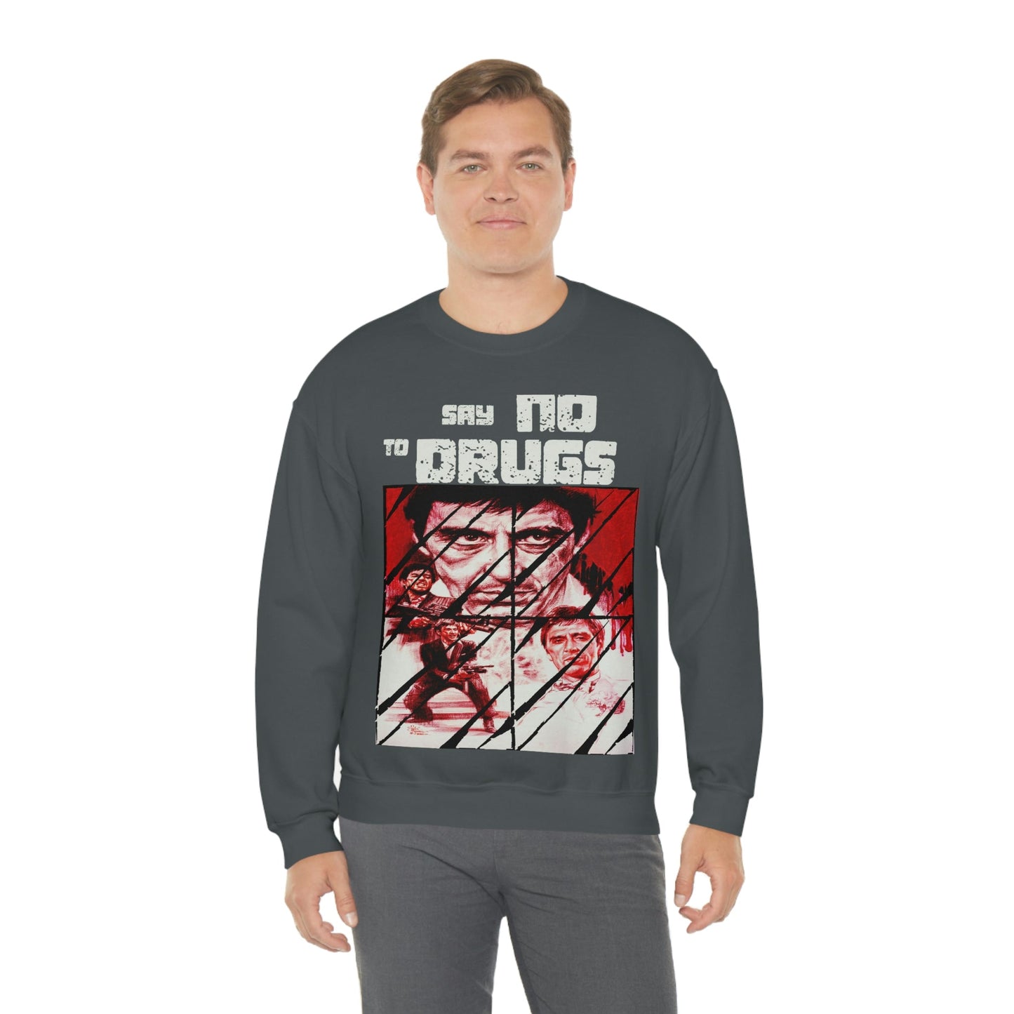 Unisex Sweater Scarface faces Printify