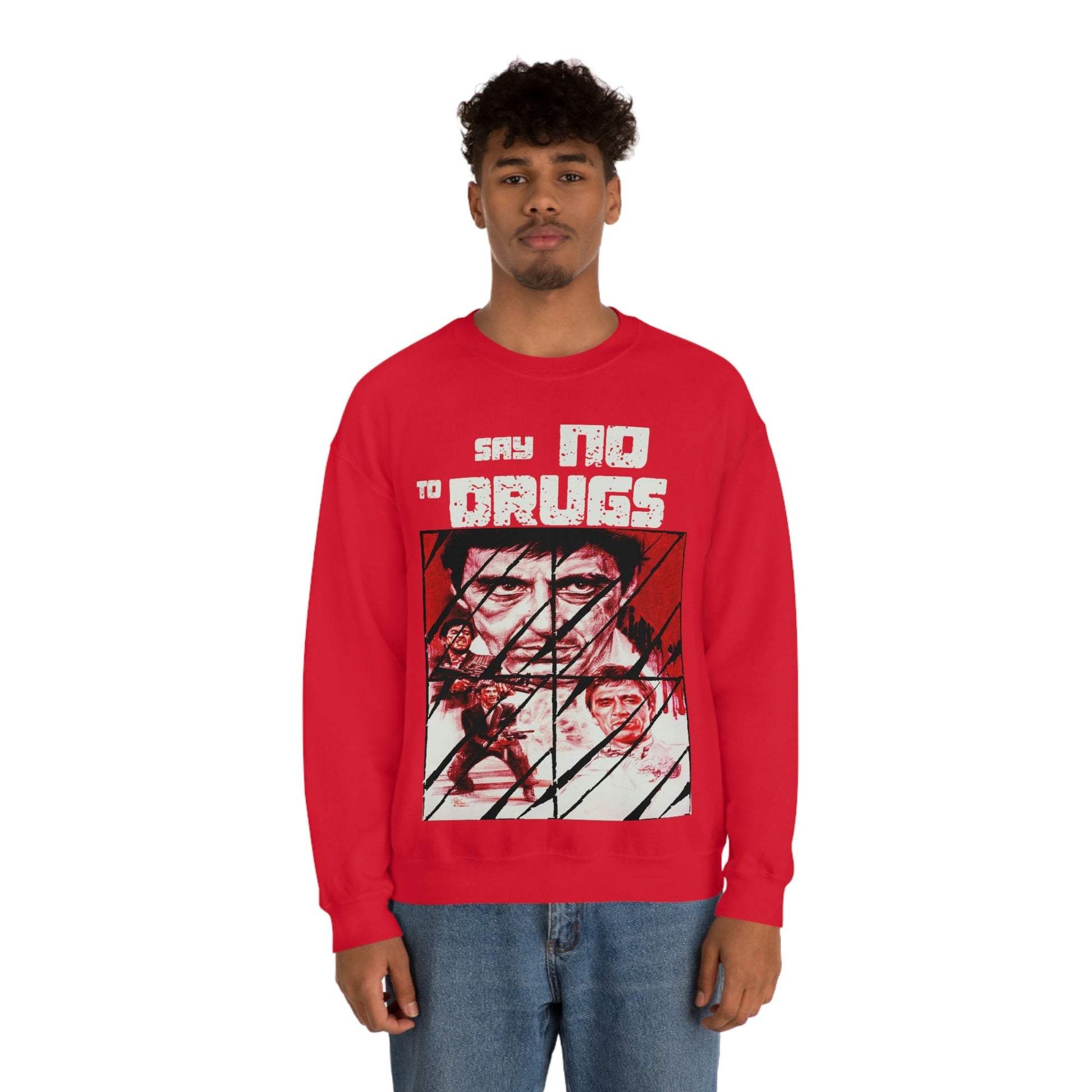 Unisex Sweater Scarface faces Printify