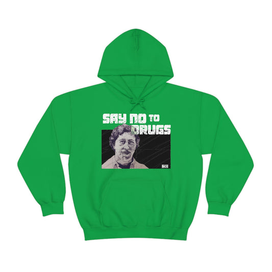 Unisex Hoodie Sweatshirt Pablo Say No To Drugs Printify