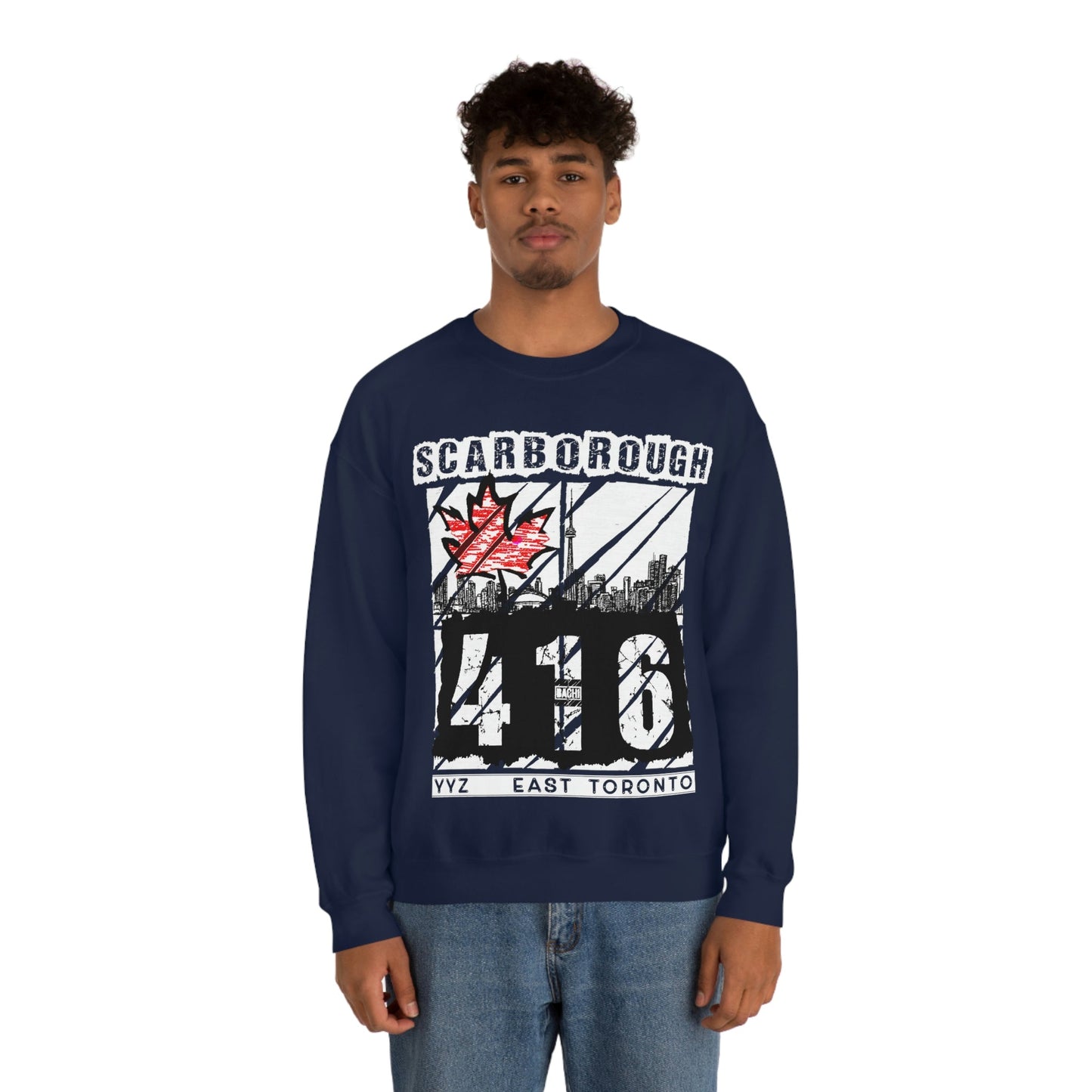 Unisex Sweatshirt Scarborough 416 Toronto Printify