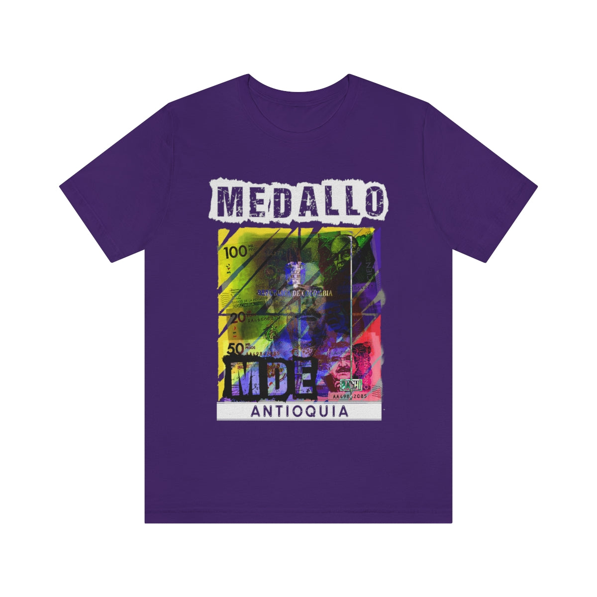Unisex T-shirt Rep Your Country Medellin Colombia Medallo - Bachi Apparel