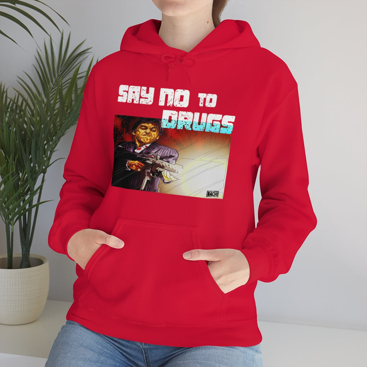 Unisex Hoodie Tony Montana Say No To Drugs