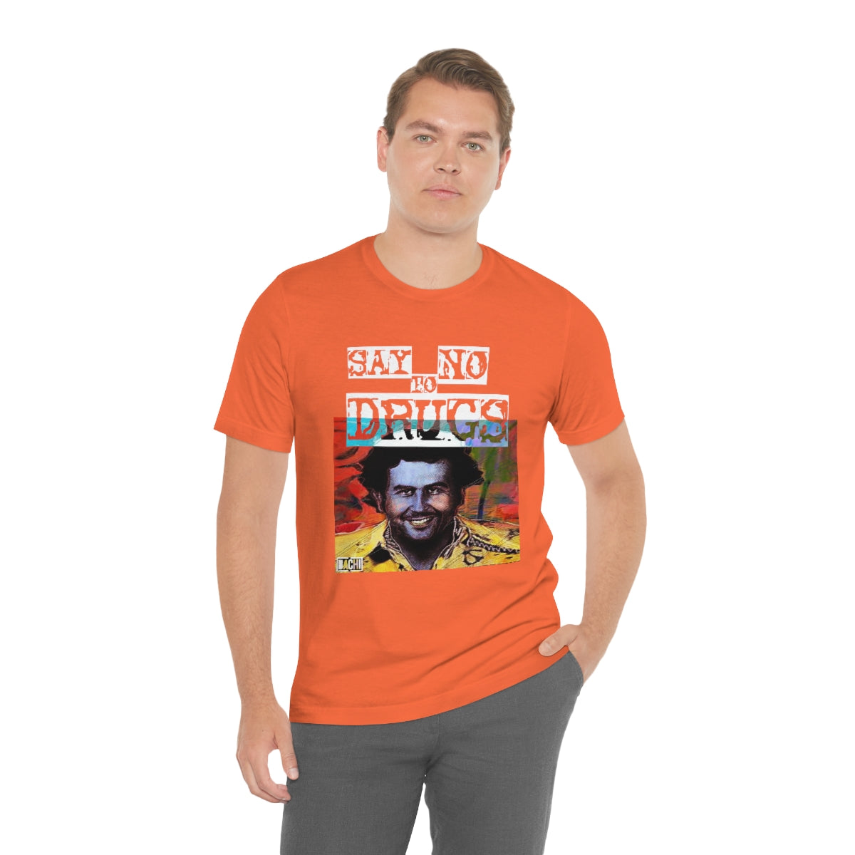 Unisex T-shirt Pablo Escobar Water Paint Art - Bachi Apparel