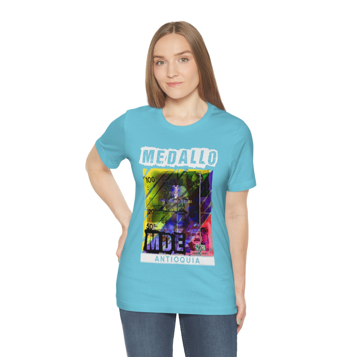 Unisex T-shirt Rep Your Country Medellin Colombia Medallo Printify