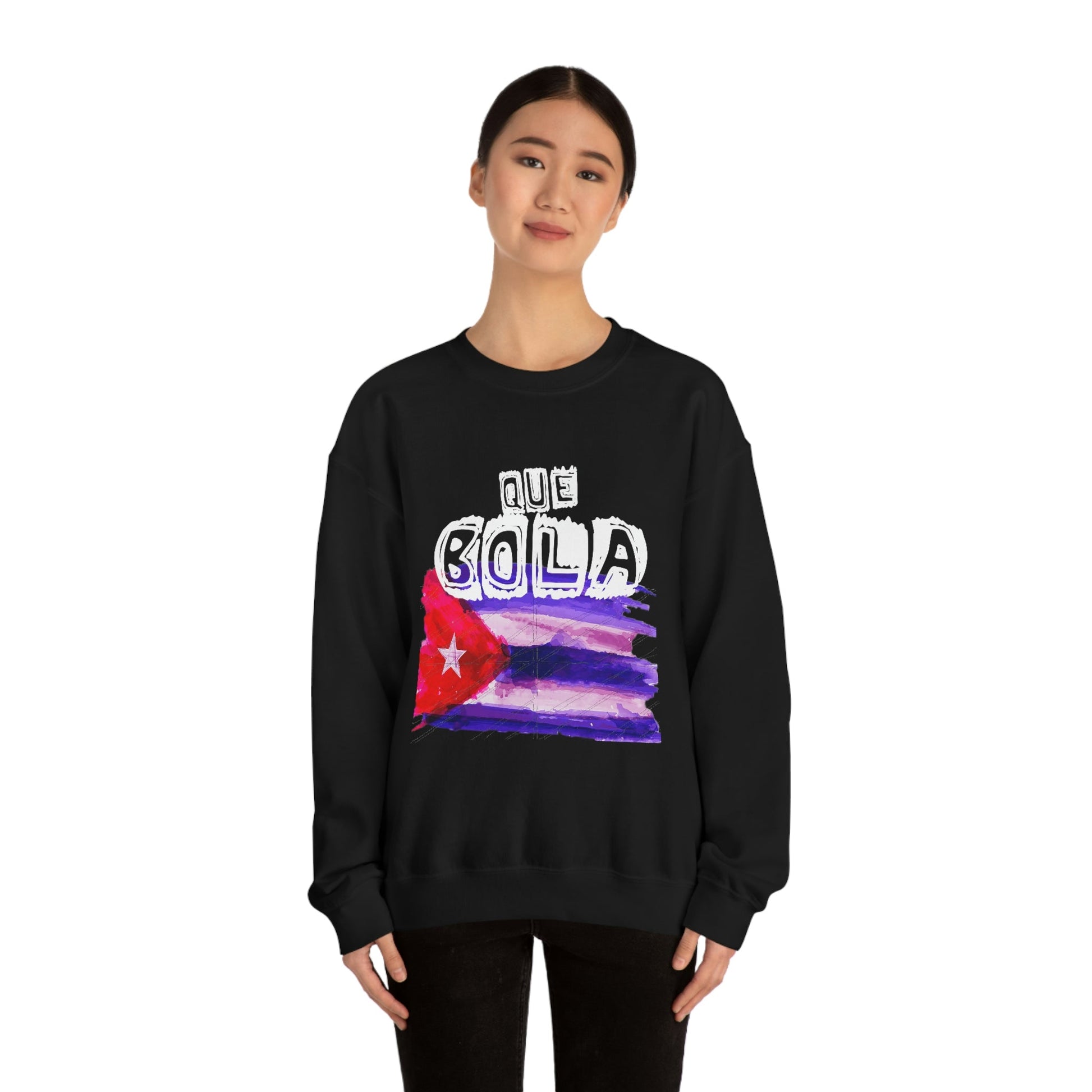 Unisex Sweatshirt Cuba Que Bola Printify