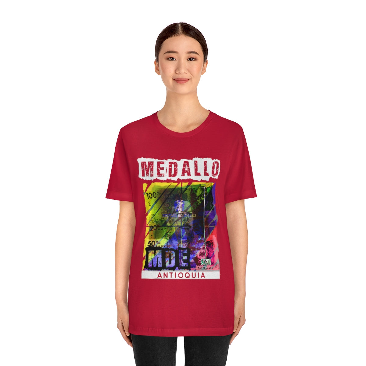 Unisex T-shirt Rep Your Country Medellin Colombia Medallo Printify
