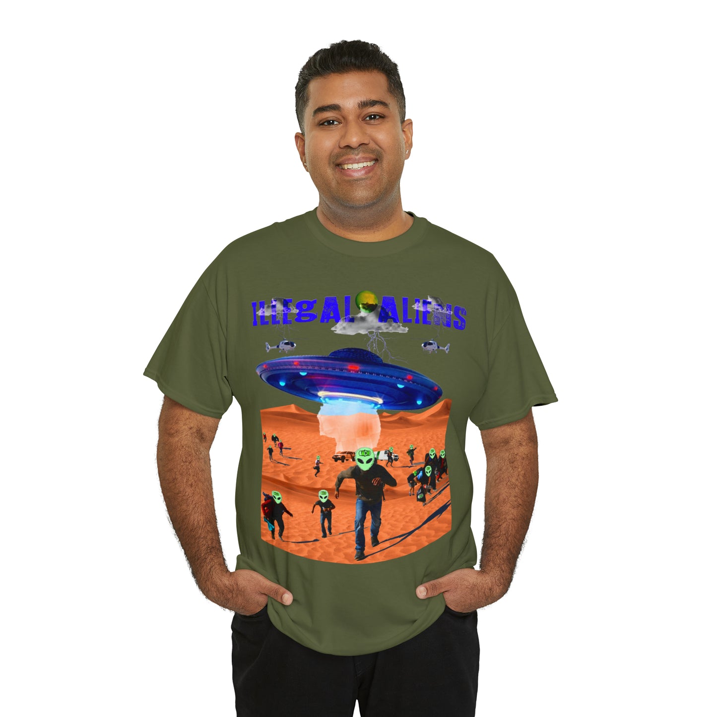 Unisex T-Shirt Illegal Aliens Alien Invasion