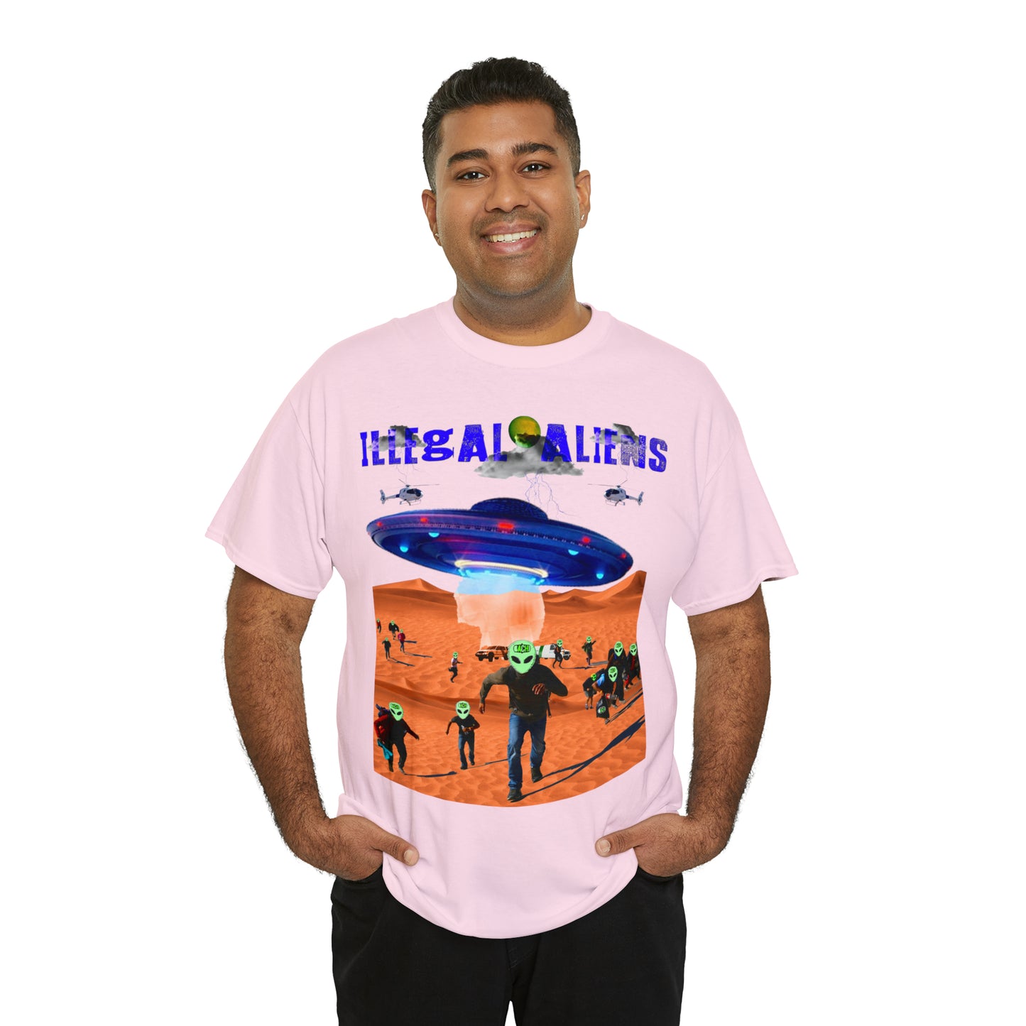 Unisex T-Shirt Illegal Aliens Alien Invasion