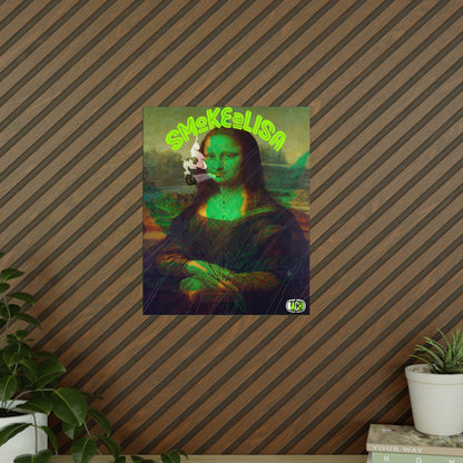 Photopaper Posters SmokeALisa MonaLisa