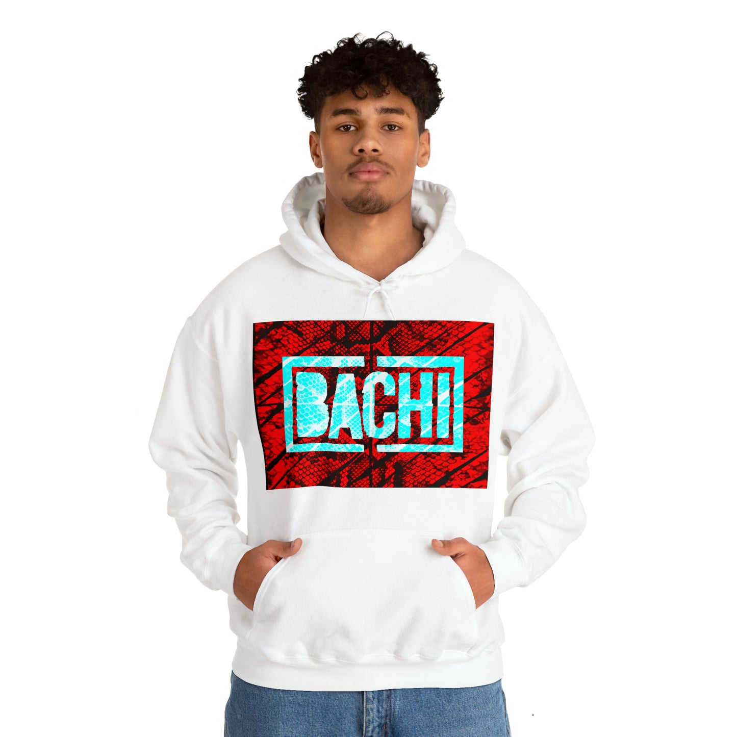 Unisex Sweatshirt Bachi Snake Skin Print