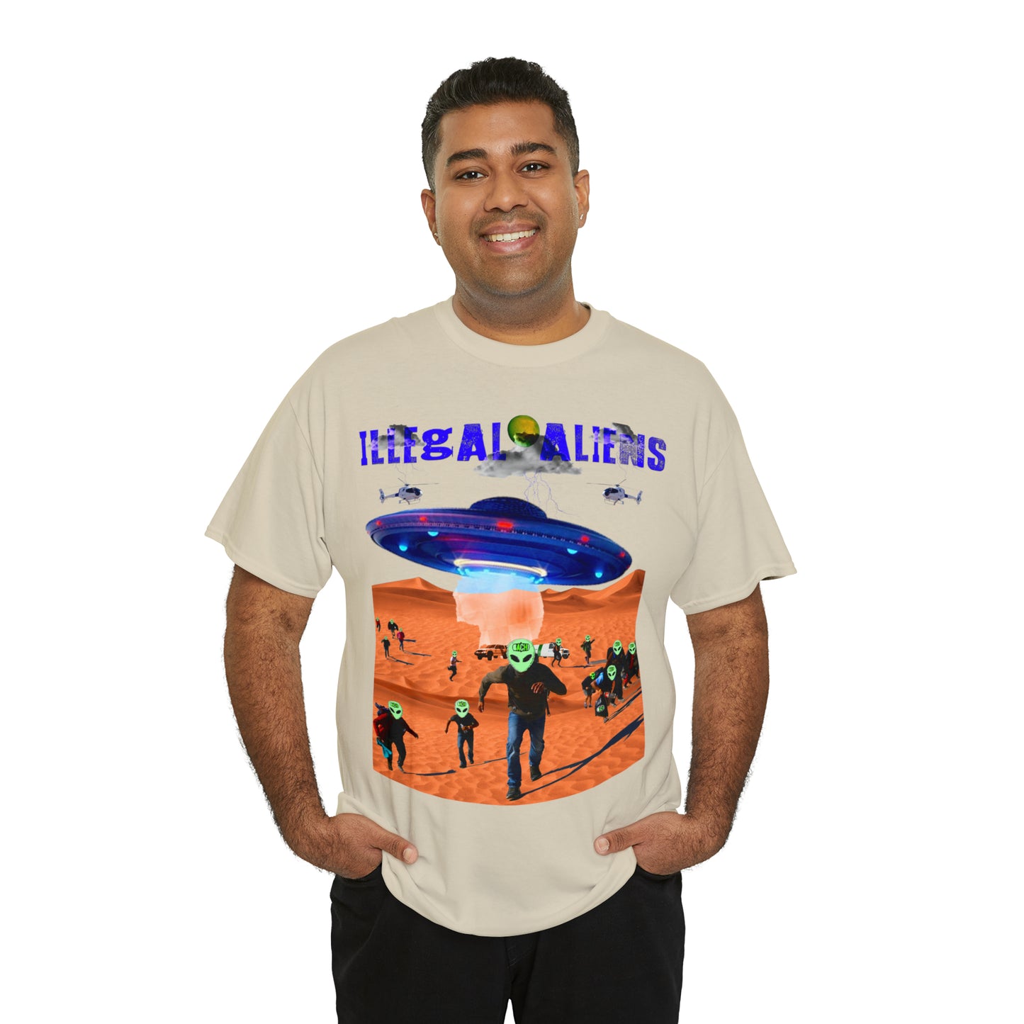 Unisex T-Shirt Illegal Aliens Alien Invasion