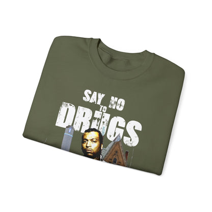 Unisex Crewneck Sweatshirt Big Meech BMF Say No To Drugs