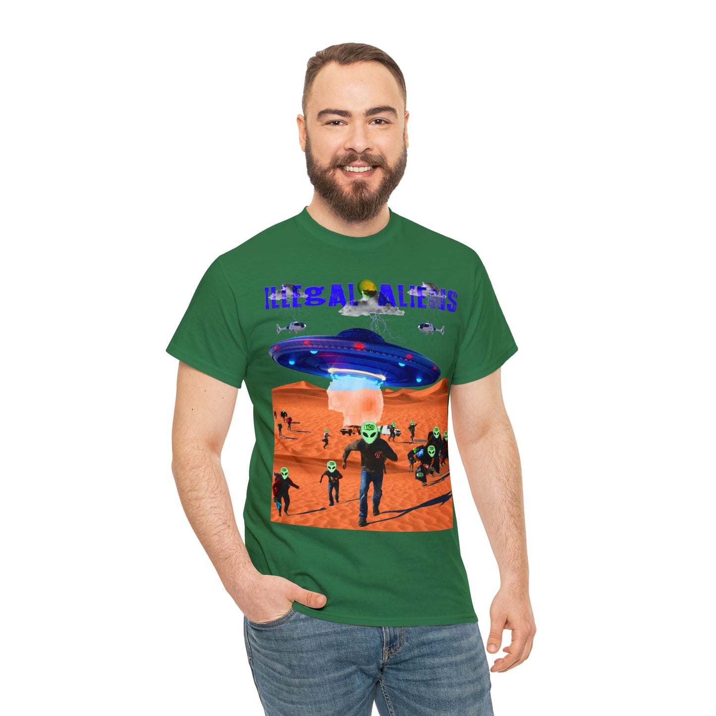 Unisex T-Shirt Illegal Aliens Alien Invasion