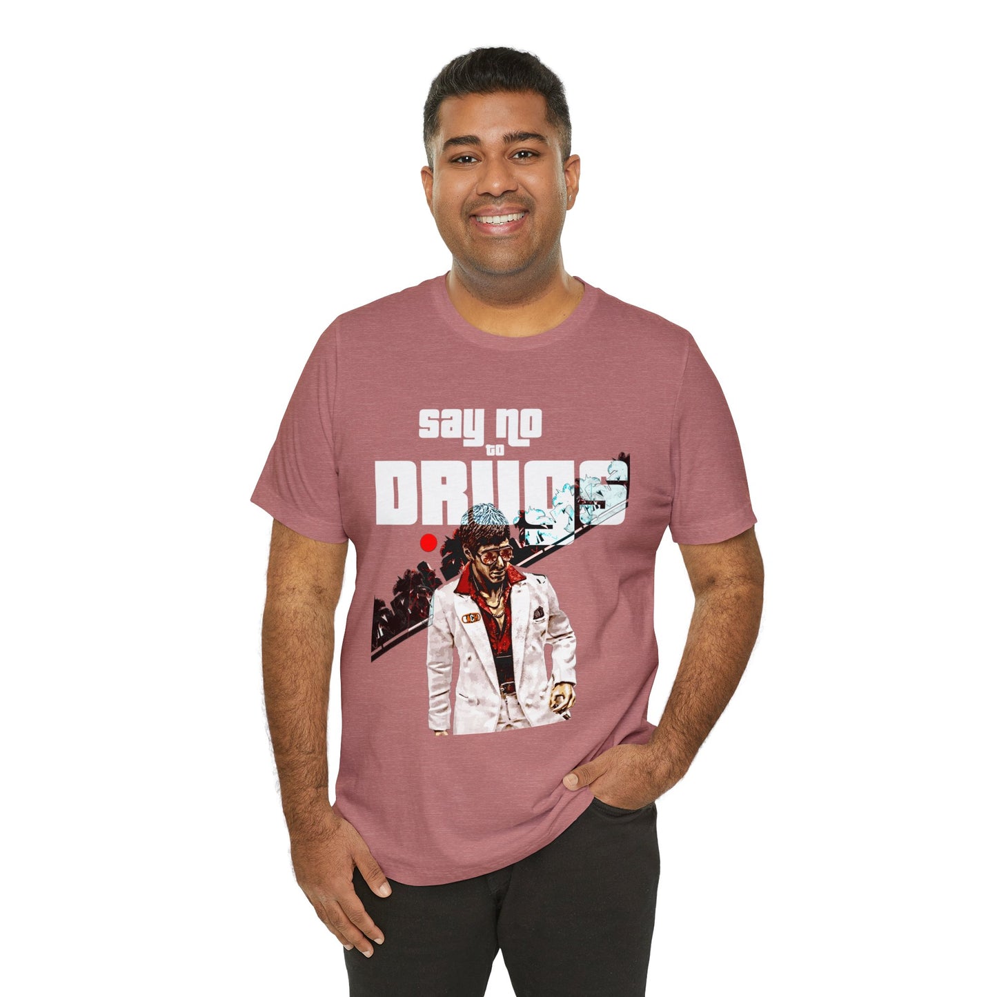 Unisex T-shirt Say No To Drugs Scarface 2