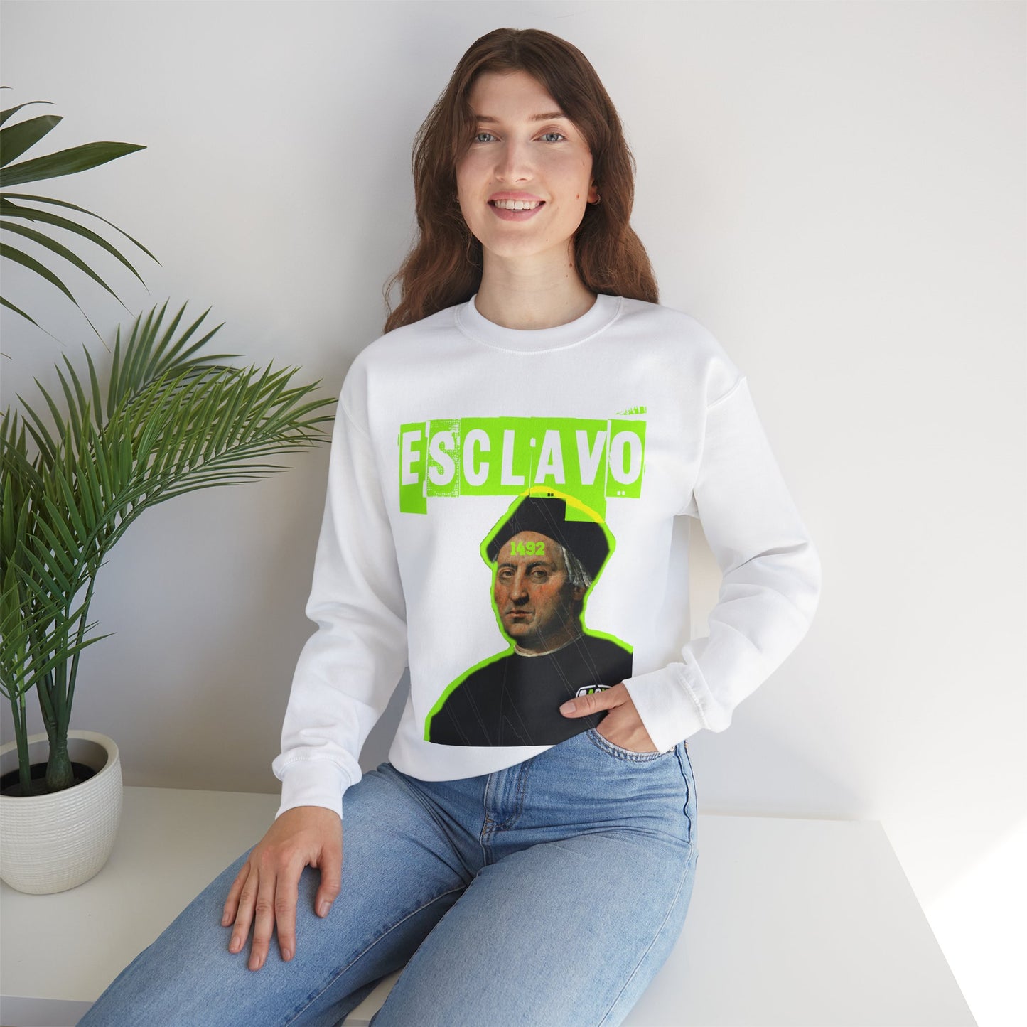 Unisex Sweatshirt Esclavo Colon