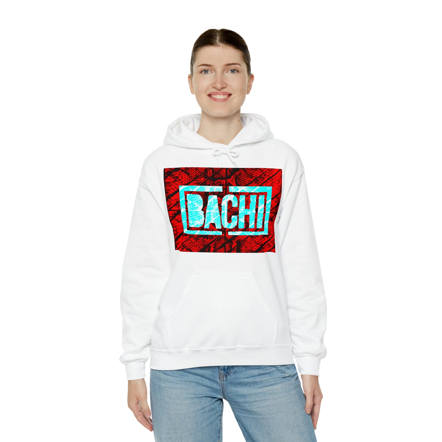 Unisex Sweatshirt Bachi Snake Skin Print