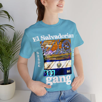 Unisex T-shirt El Salvadorian Gang Rep Your Country