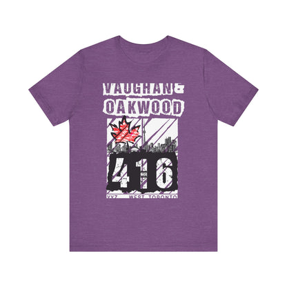 Unisex T-shirt Rep Your City Vaughan & Oakwood