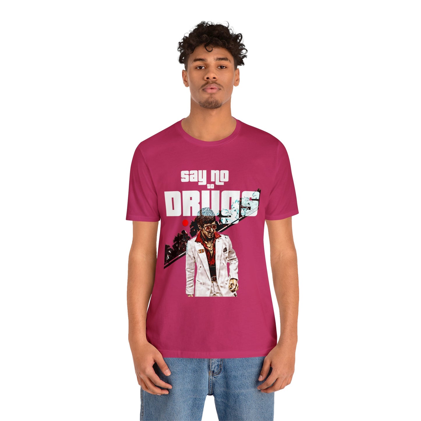 Unisex T-shirt Say No To Drugs Scarface 2