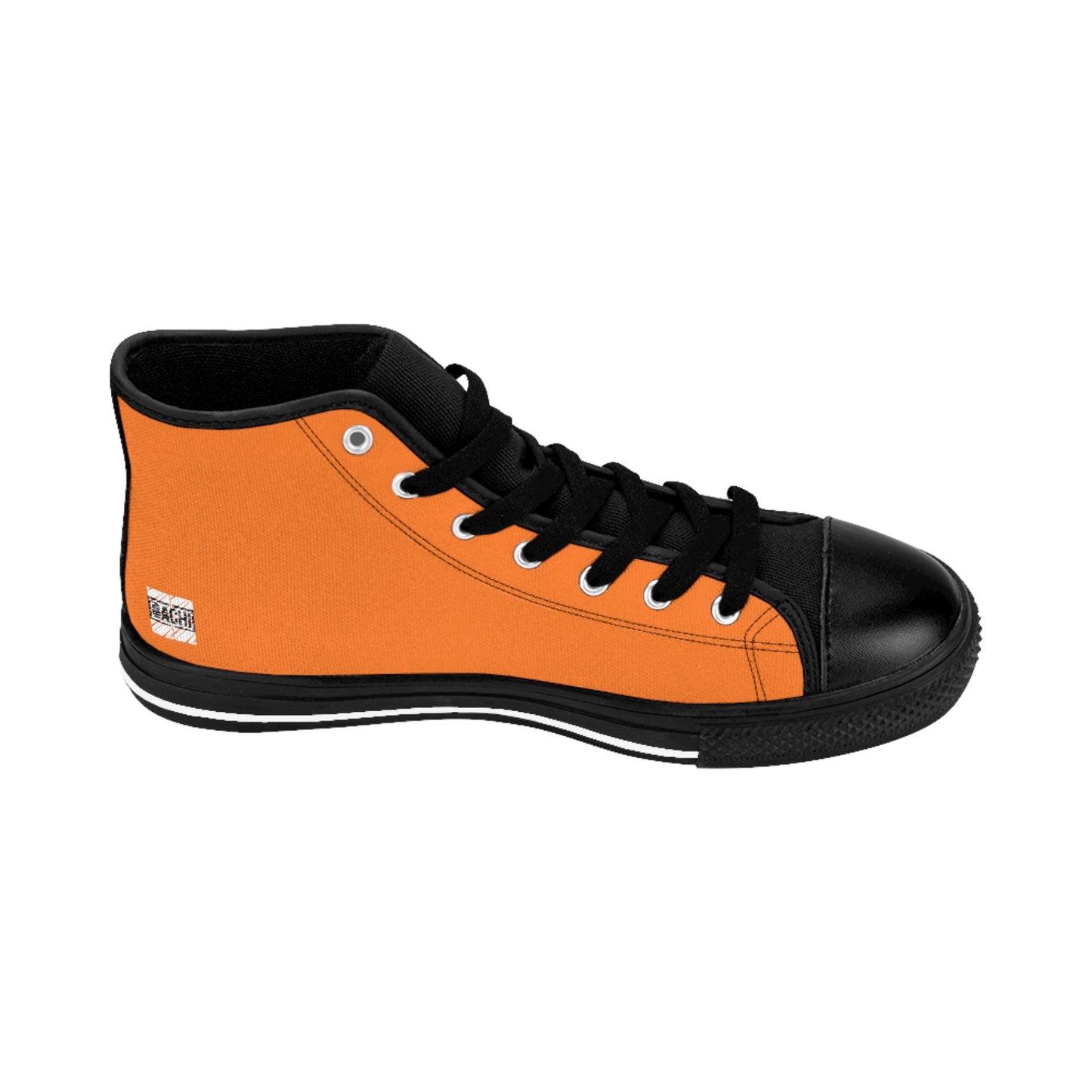 Mens High Top Bachi Drippers 6ix Skyline Orange Sneaker