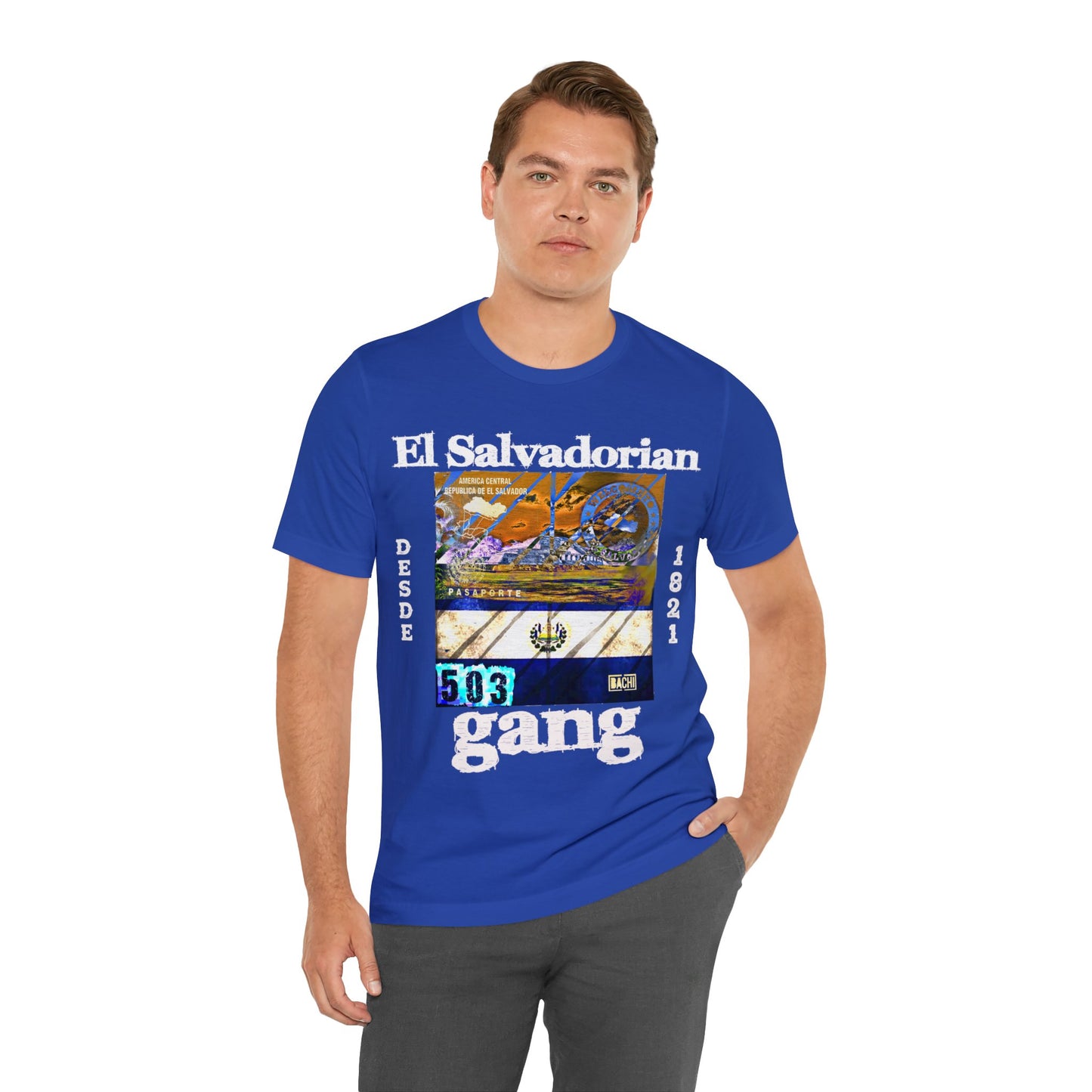 Unisex T-shirt El Salvadorian Gang Rep Your Country