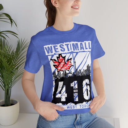 Unisex T-shirt Rep Your City  The West Mall