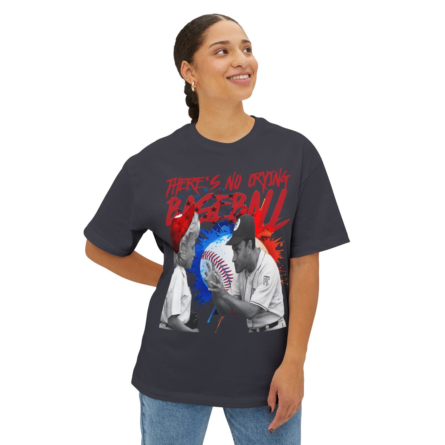 A League of Their Own Baseball Tee — Movie Quote Oversized Tee