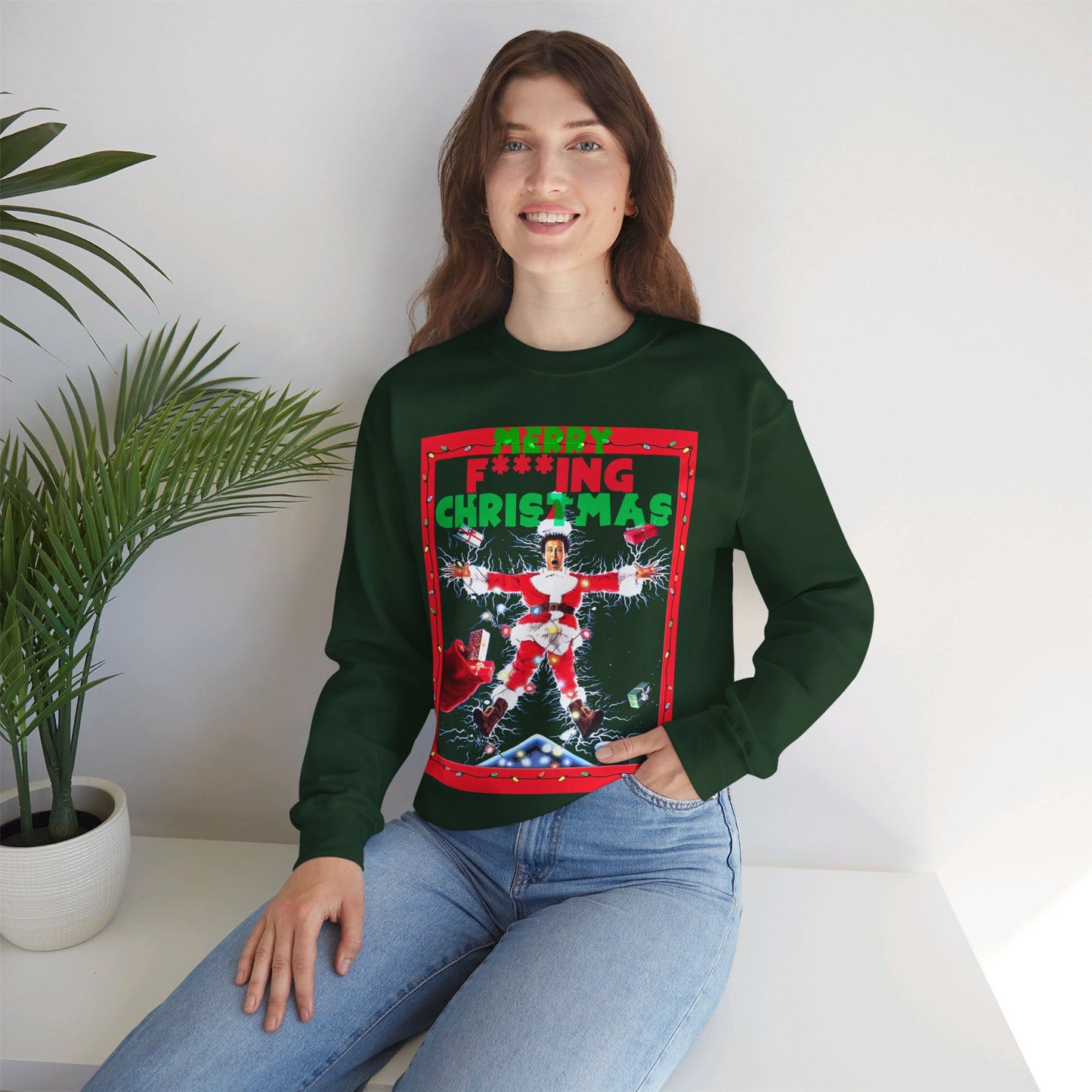 Unisex Sweatshirt Merry F***ing Christmas Chevy Chase