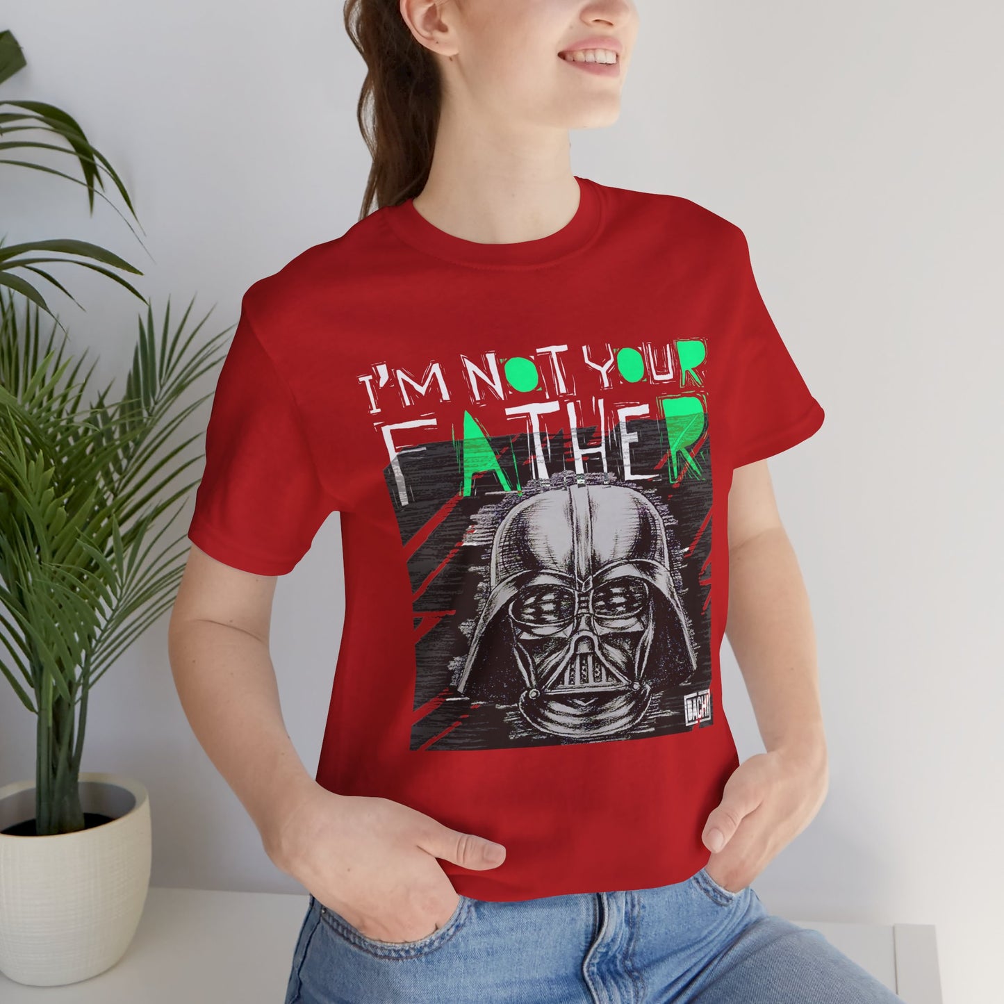 Unisex T-shirt Bachi Not Your Father Darth Vader