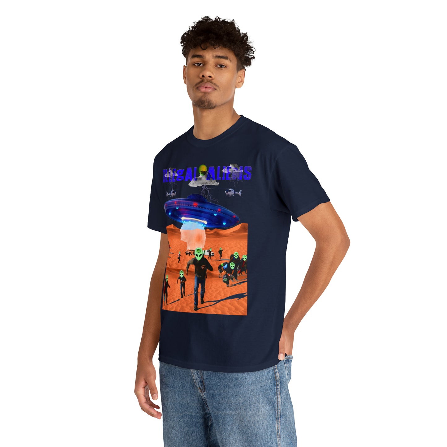 Unisex T-Shirt Illegal Aliens Alien Invasion