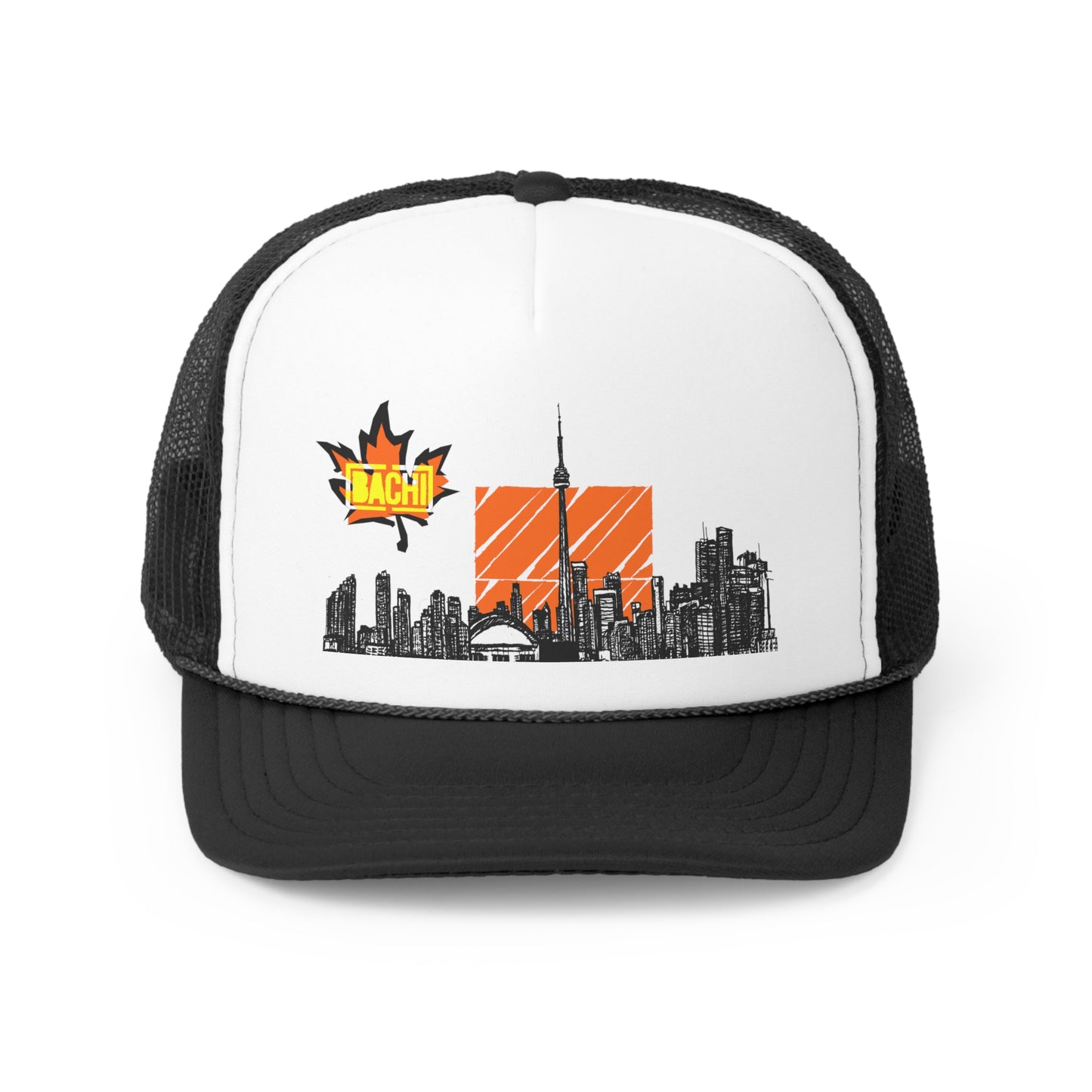 Trucker Cap Hat Bachi 6ix Skyline