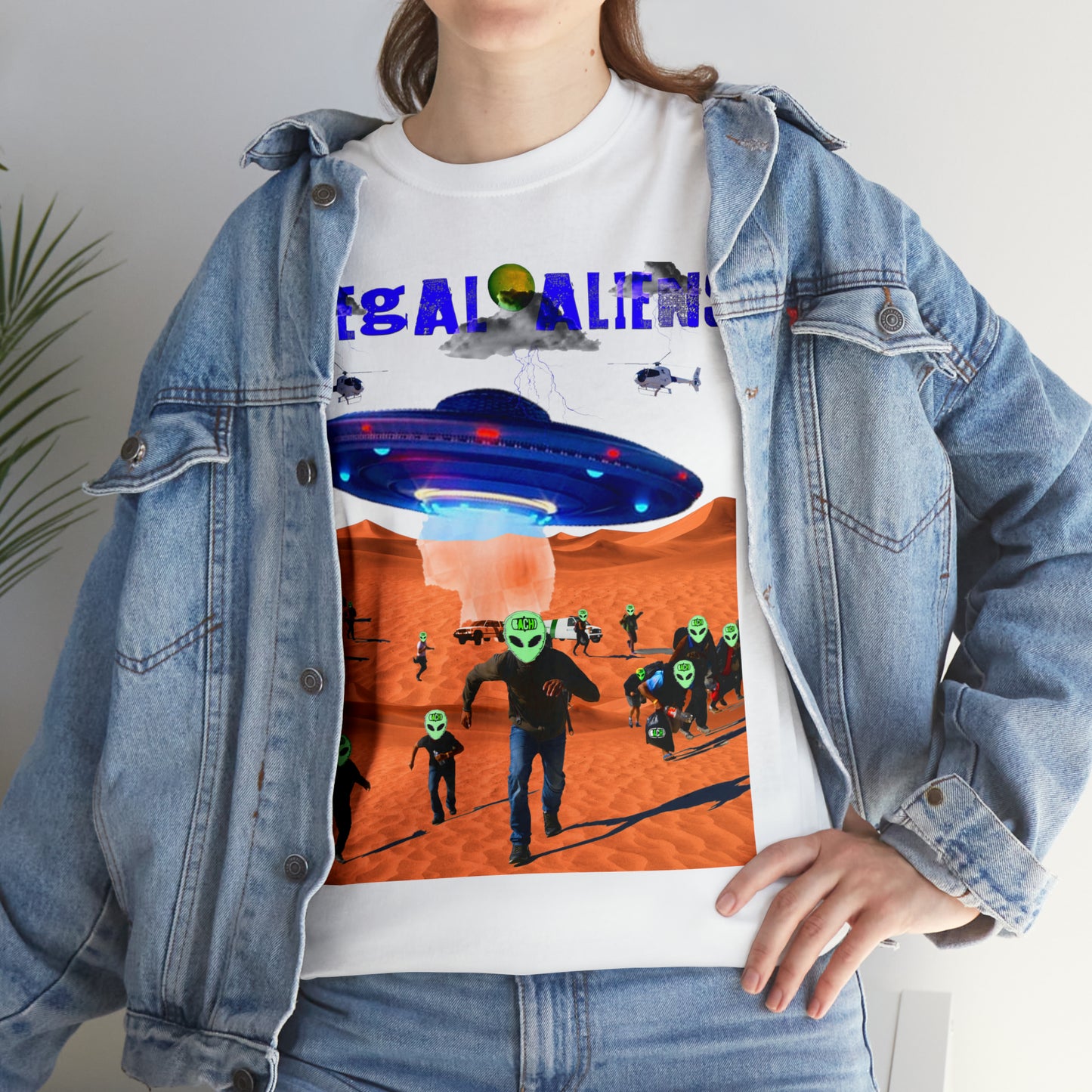 Unisex T-Shirt Illegal Aliens Alien Invasion