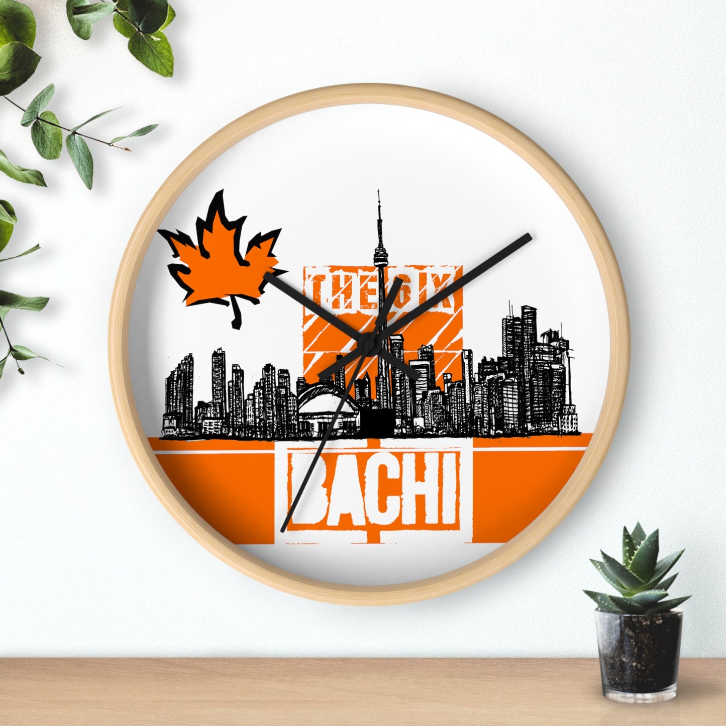 Wall clock Bachi 6ix Skyline