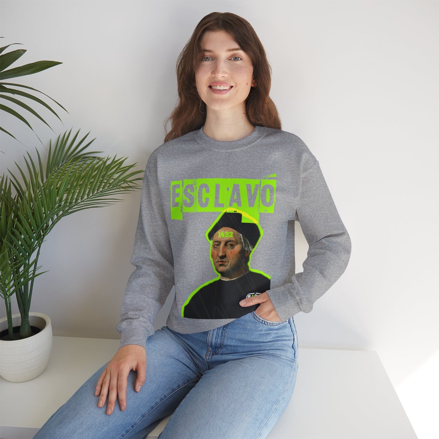 Unisex Sweatshirt Esclavo Colon