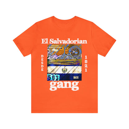 Unisex T-shirt El Salvadorian Gang Rep Your Country